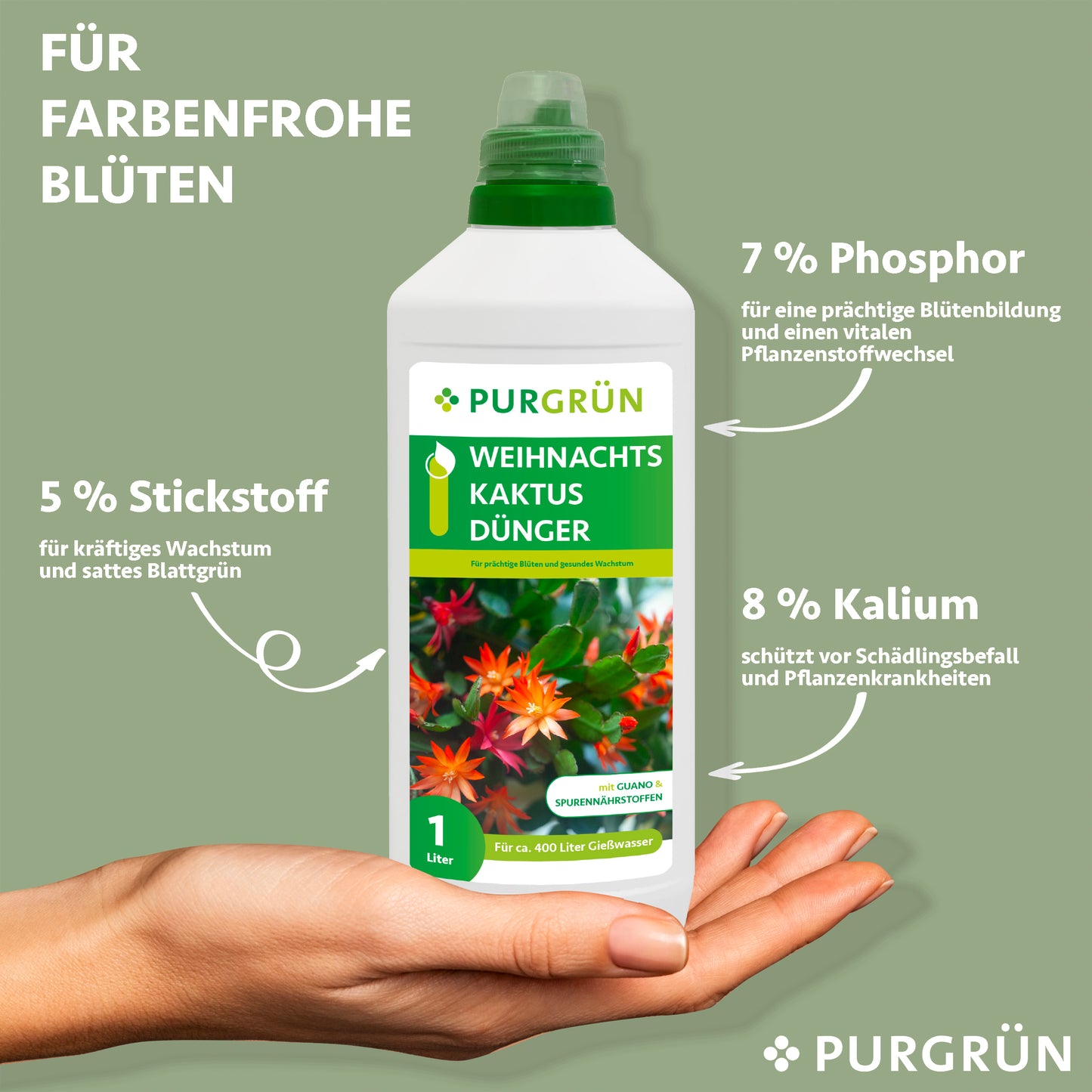Weihnachtskaktus-Dünger 1 Liter