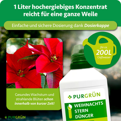 Weihnachtsstern-Dünger 1 Liter