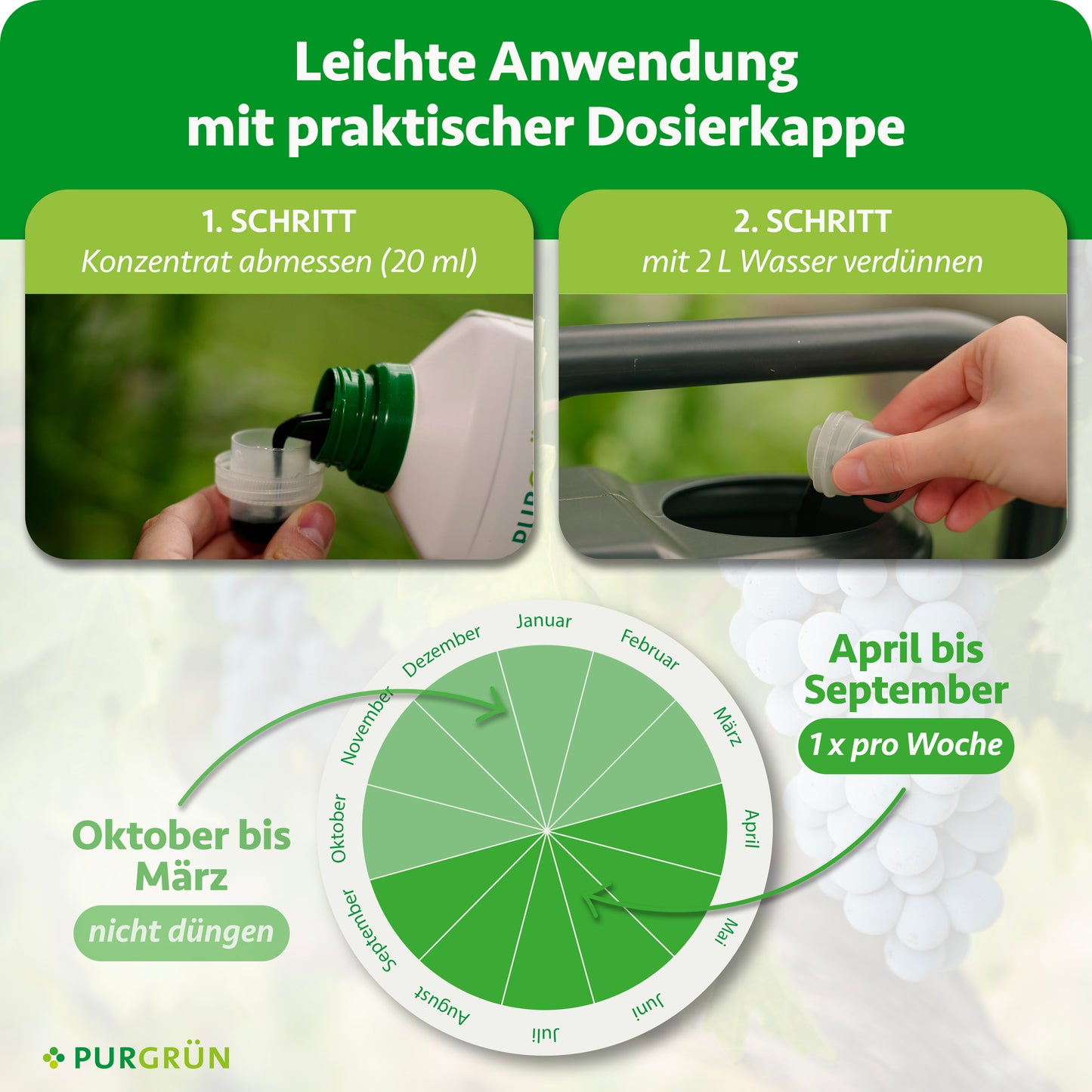 Bio-Weinreben-Dünger 1 Liter