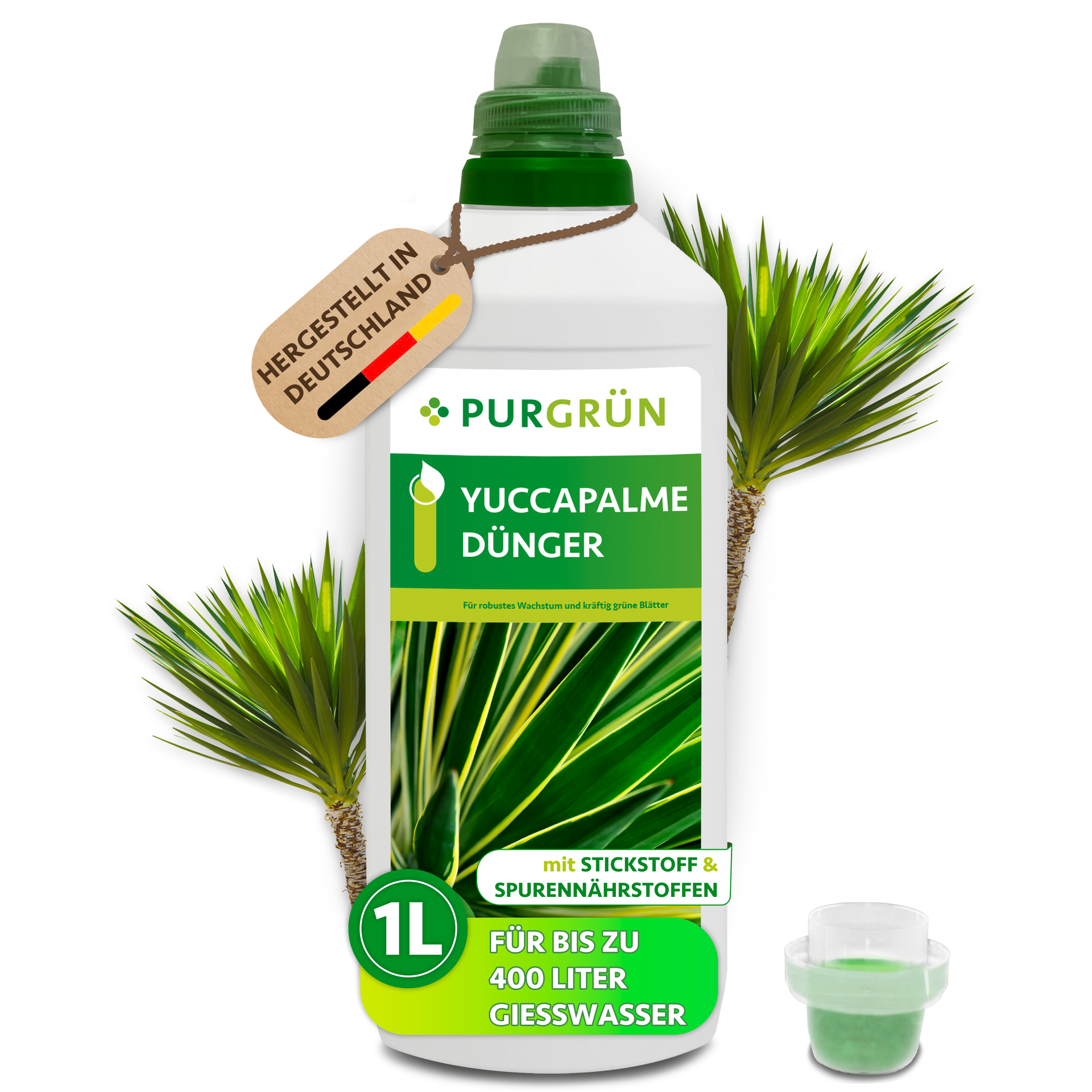 Purgrün Yucca-Palme-Dünger 1 Liter