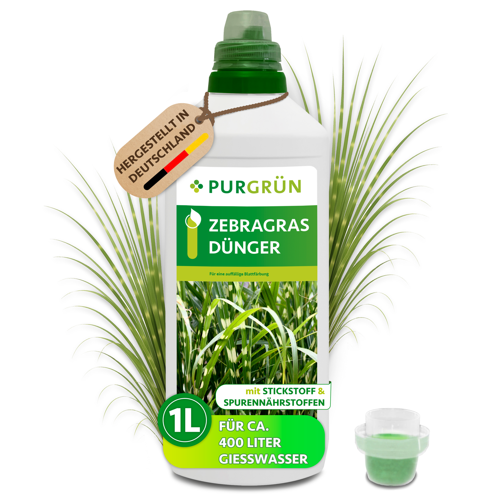 Purgrün Zebragras-Dünger 1 Liter