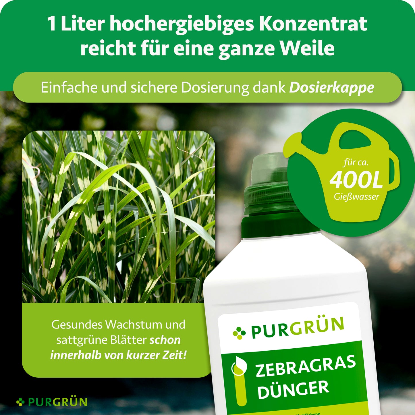 Zebragras-Dünger 1 Liter