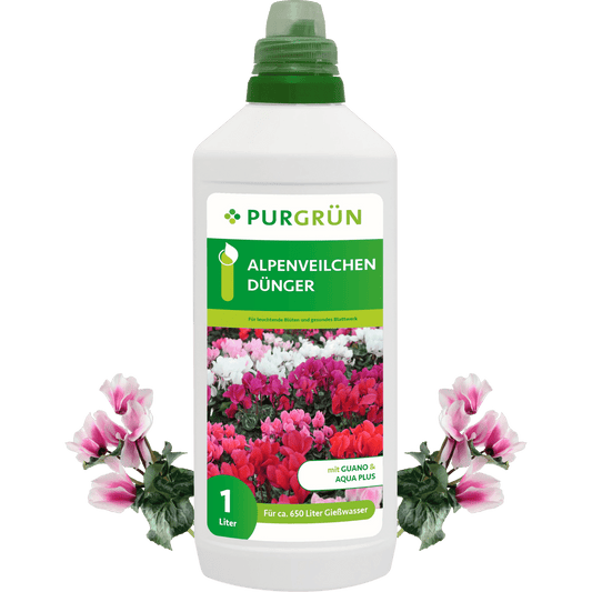Alpenveilchen-Dünger 1 Liter - Purgrün