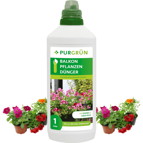 Balkonpflanzen-Dünger 1 Liter - Purgrün