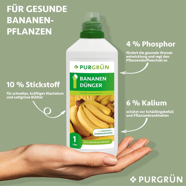Bananendünger 1 Liter - Purgrün