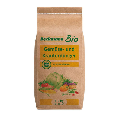 Beckmann Bio Gemüse- und Kräuterdünger 1,5 kg - Purgrün