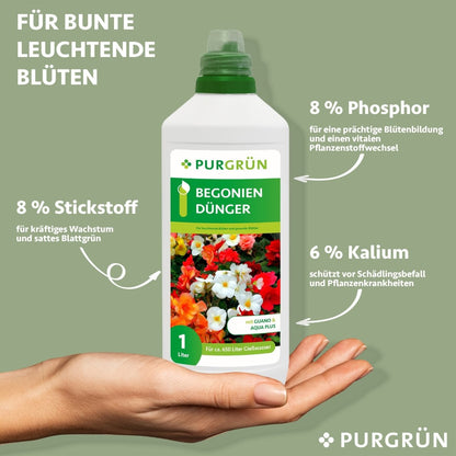 Begonien-Dünger 1 Liter - Purgrün