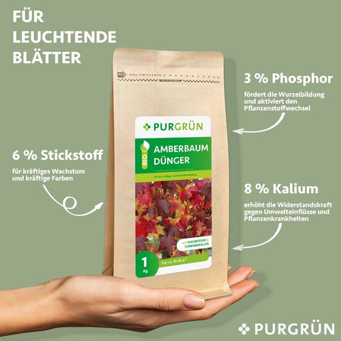 Bio-Amberbaum-Dünger 1 kg - Purgrün