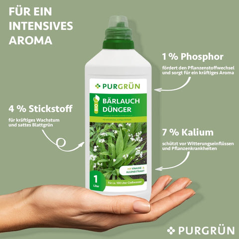 Bio-Bärlauch-Dünger 1 Liter - Purgrün