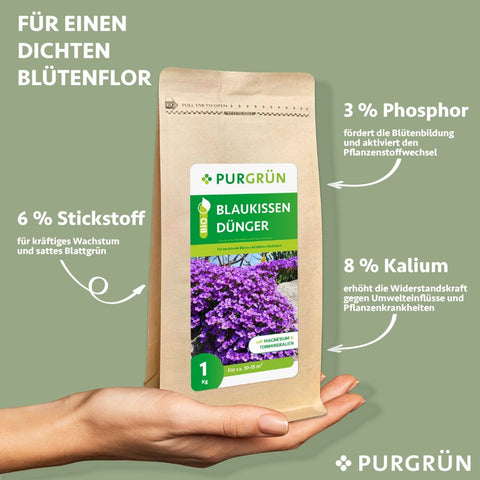 Bio-Blaukissen-Dünger 1 kg - Purgrün