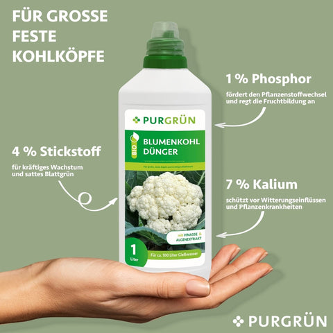 Bio-Blumenkohl-Dünger 1 Liter - Purgrün