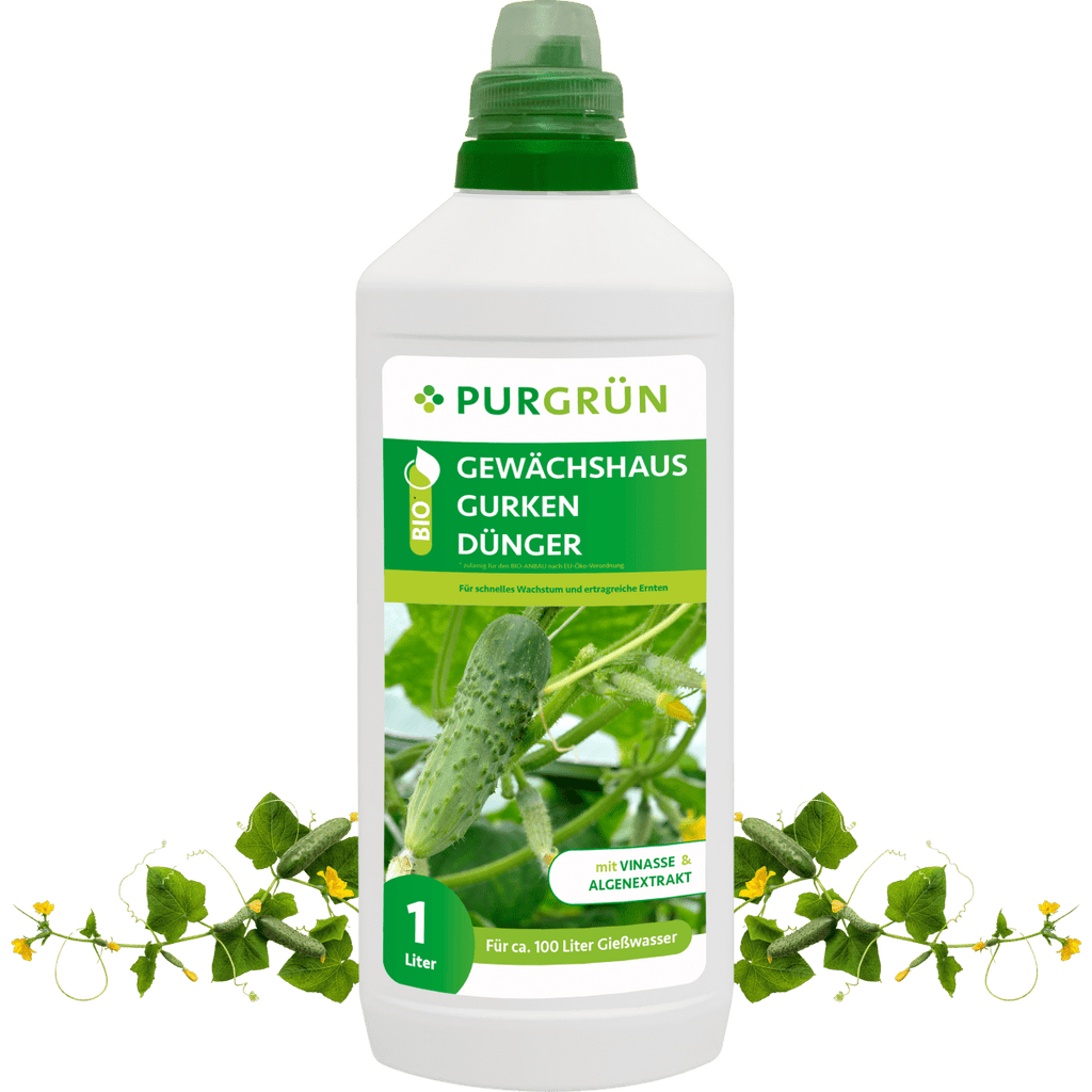 Bio-Gewächshausgurken-Dünger 1 Liter - Purgrün