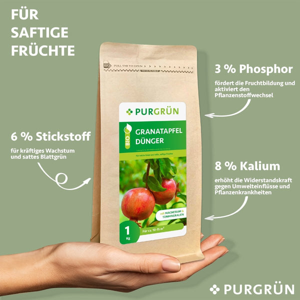 Bio-Granatapfel-Dünger 1 kg - Purgrün