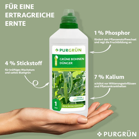 Bio-Grüne-Bohnen-Dünger 1 Liter - Purgrün