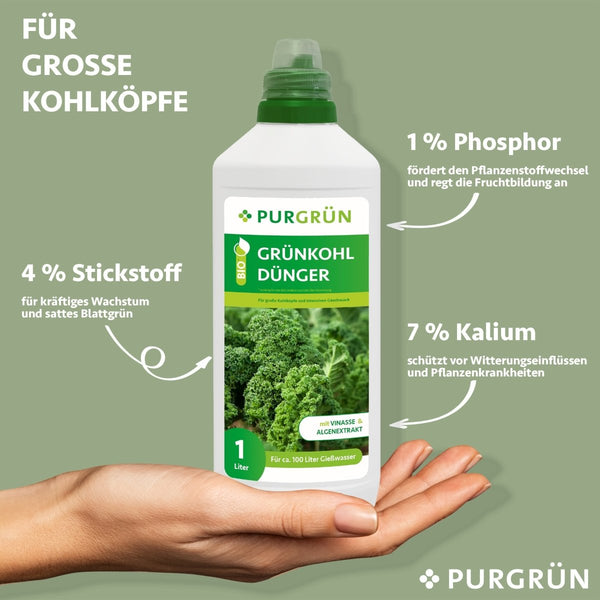 Bio-Grünkohl-Dünger 1 Liter - Purgrün