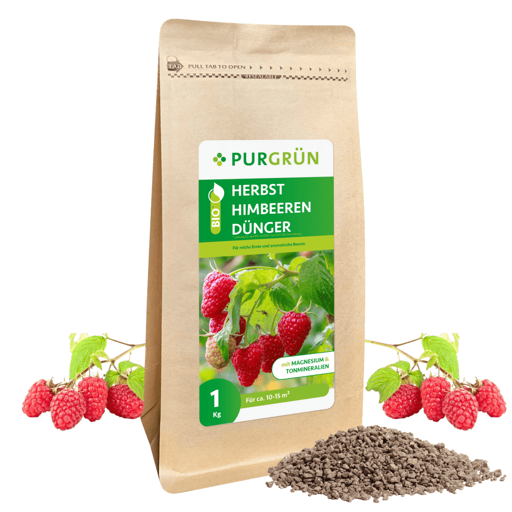 Bio-Herbsthimbeeren-Dünger 1 kg - Purgrün