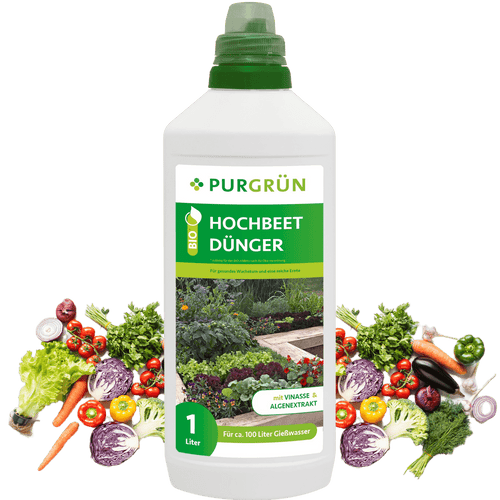 Bio-Hochbeet-Dünger 1 Liter - Purgrün