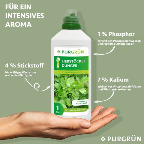 Bio-Liebstöckel-Dünger 1 Liter - Purgrün