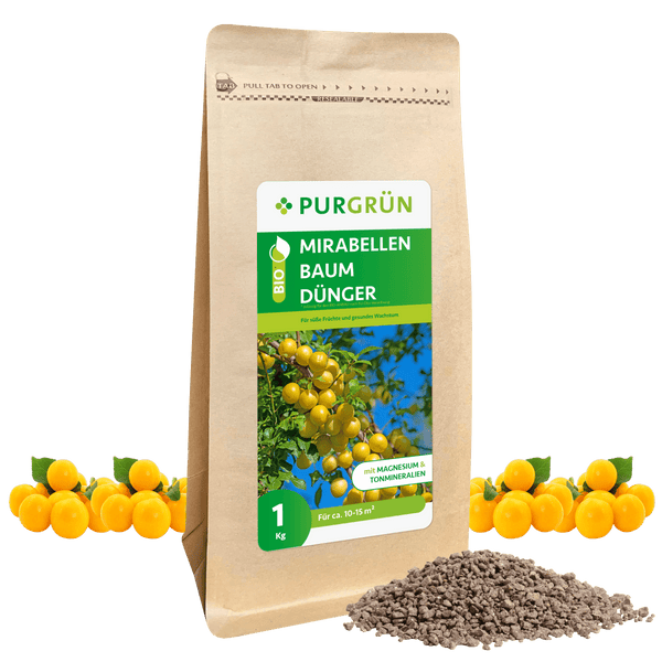 Bio-Mirabellenbaum-Dünger 1 kg - Purgrün