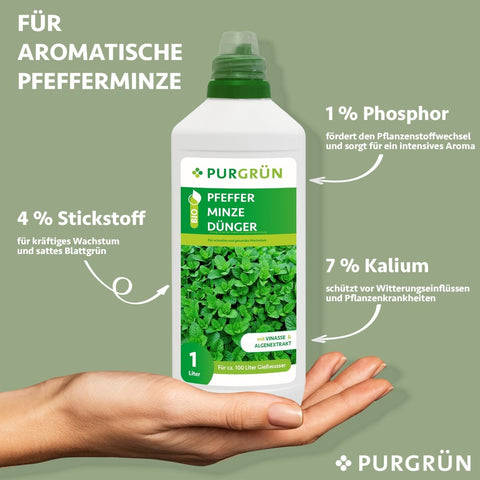 Bio-Pfefferminze-Dünger 1 Liter - Purgrün