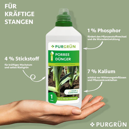 Bio-Porree-Dünger 1 Liter - Purgrün