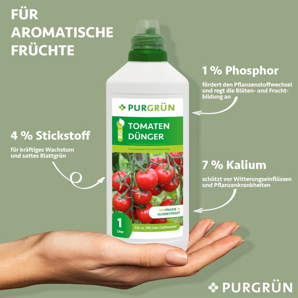 Bio-Tomatendünger 1 Liter - Purgrün