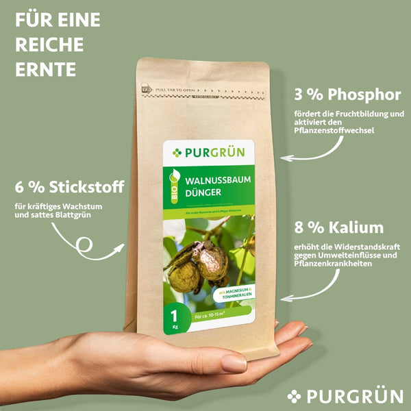 Bio-Walnussbaum-Dünger 1 kg - Purgrün