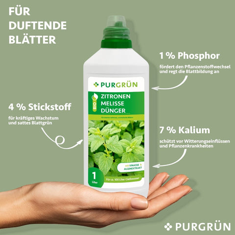Bio-Zitronenmelisse-Dünger 1 Liter - Purgrün