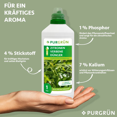 Bio-Zitronenverbene-Dünger 1 Liter - Purgrün