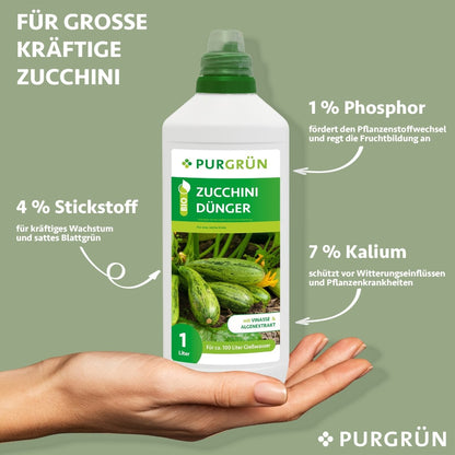 Bio-Zucchini-Dünger 1 Liter - Purgrün