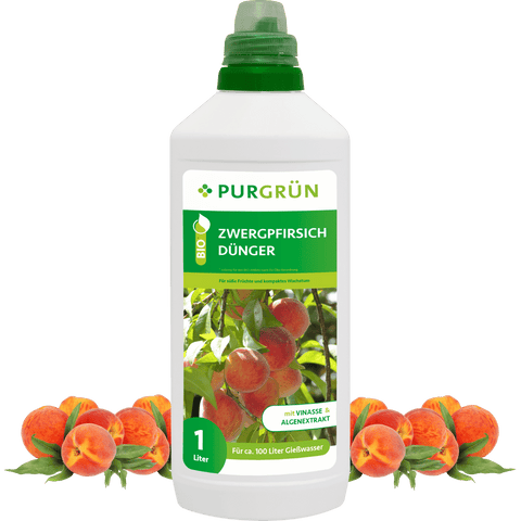 Bio-Zwergpfirsich-Dünger 1 Liter - Purgrün