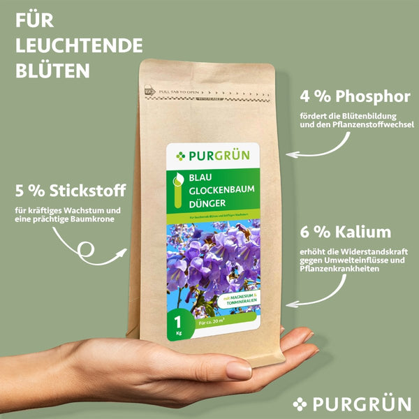 Blauglockenbaum-Dünger 1 kg - Purgrün