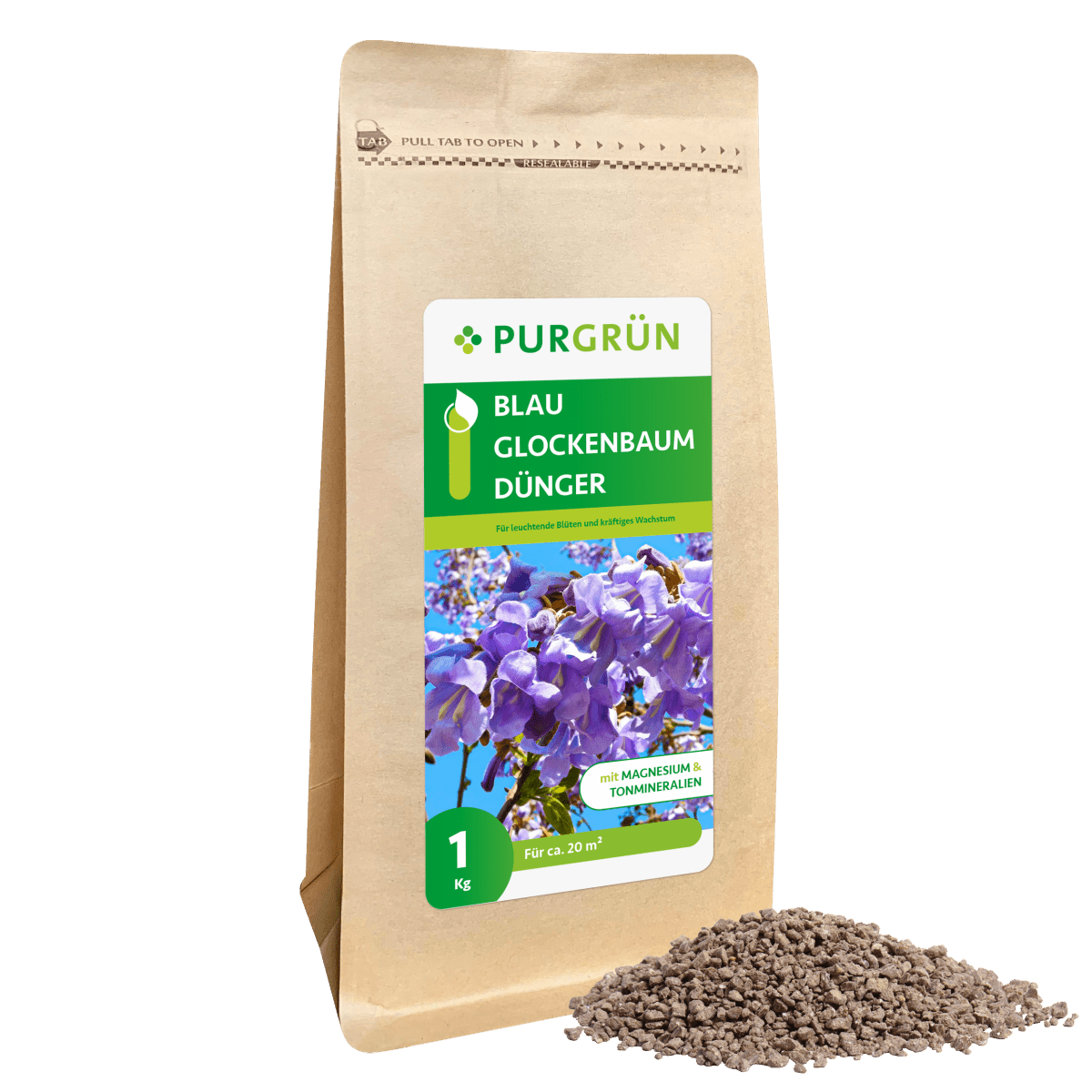 Blauglockenbaum-Dünger 1 kg - Purgrün