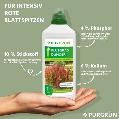 Blutgras-Dünger 1 Liter - Purgrün