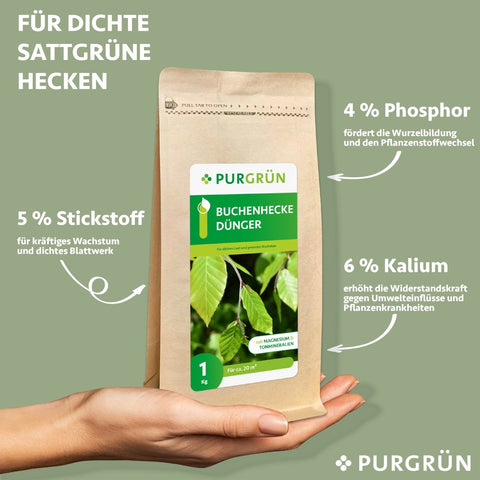 Buchenhecke-Dünger 1 kg - Purgrün