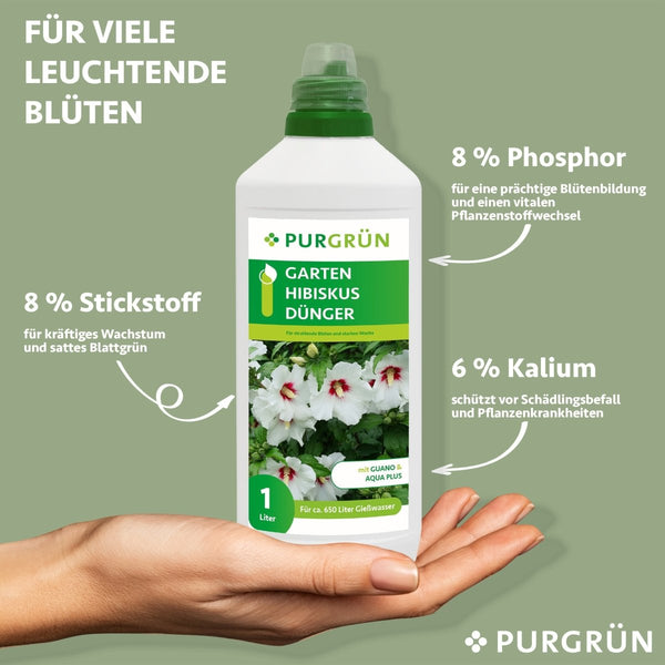 Gartenhibiskus-Dünger 1 Liter - Purgrün