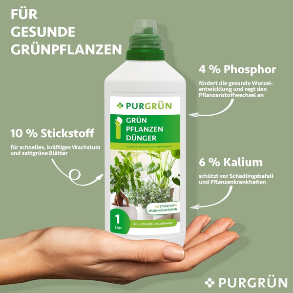 Grünpflanzendünger 1 Liter - Purgrün