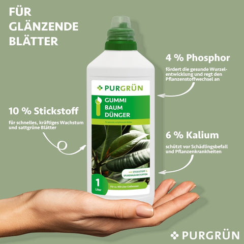 Gummibaum-Dünger 1 Liter - Purgrün