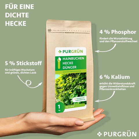 Hainbuchenhecke-Dünger 1 kg - Purgrün
