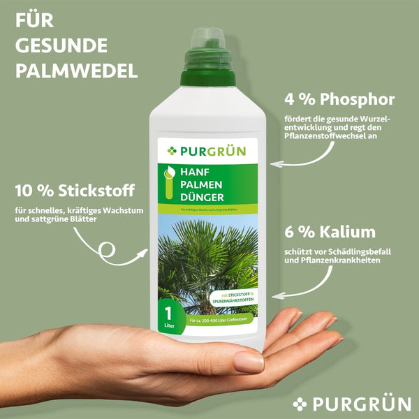 Hanfpalmen-Dünger 1 Liter - Purgrün