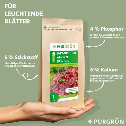 Japanischer-Ahorn-Dünger 1 kg - Purgrün