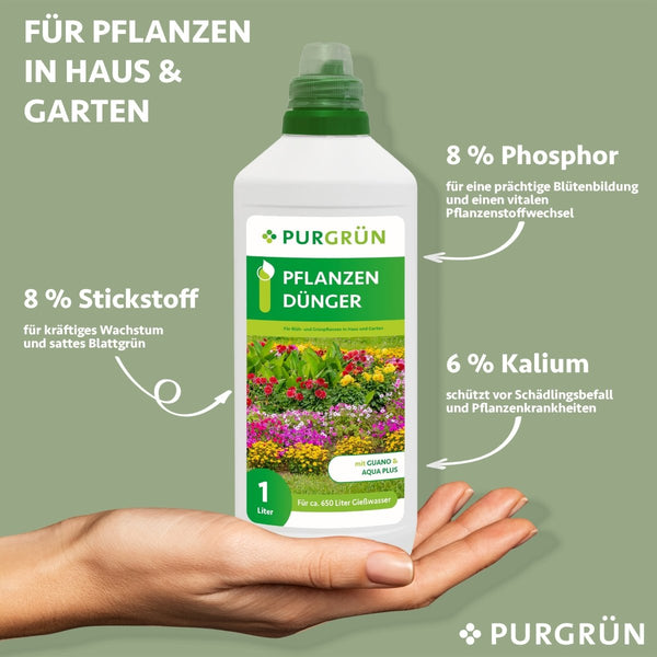 Pflanzendünger 1 Liter - Purgrün