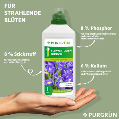 Schwertlilien-Dünger 1 Liter - Purgrün