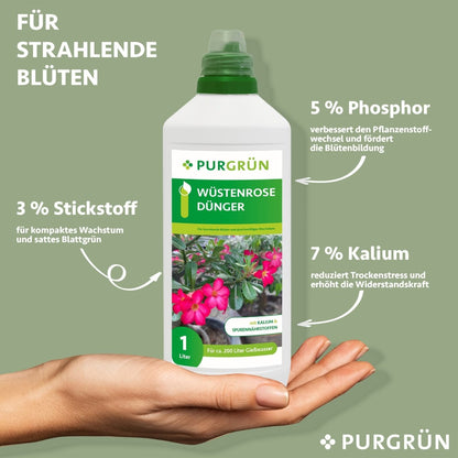 Wüstenrose-Dünger 1 Liter - Purgrün