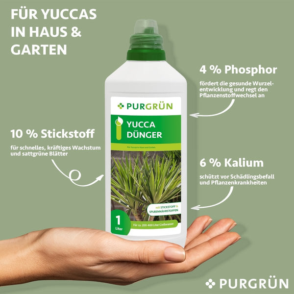 Yucca-Dünger 1 Liter - Purgrün